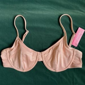 pink sparkly bikini top